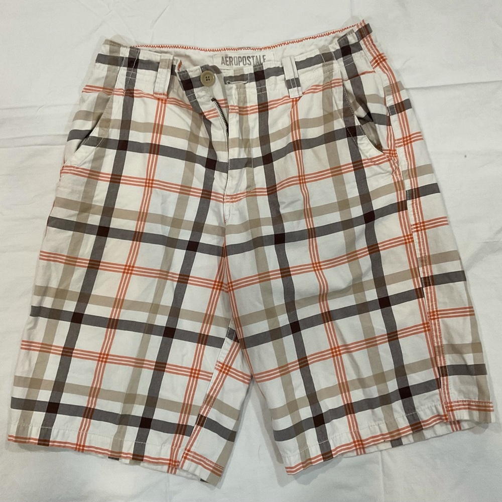 Aeropostale plaid shorts size 32 waist